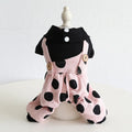Petstyle lapel shoulder strap couple clothes for dogs in casual cloth design