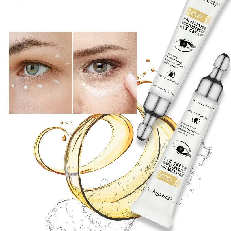 20g anti dark circle eye cream with peptides for reducing puffiness and moisturising skin