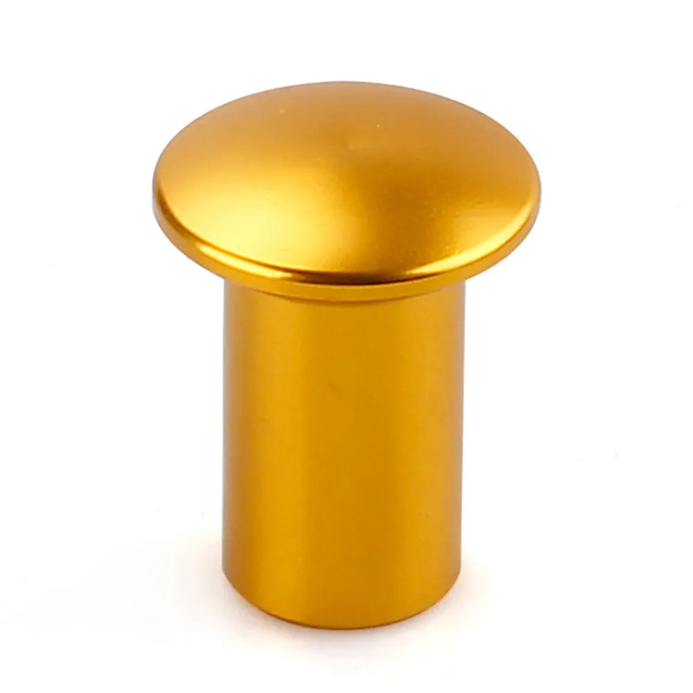 Aluminium alloy hydraulic hand brake release button cap for car modification in five colours
