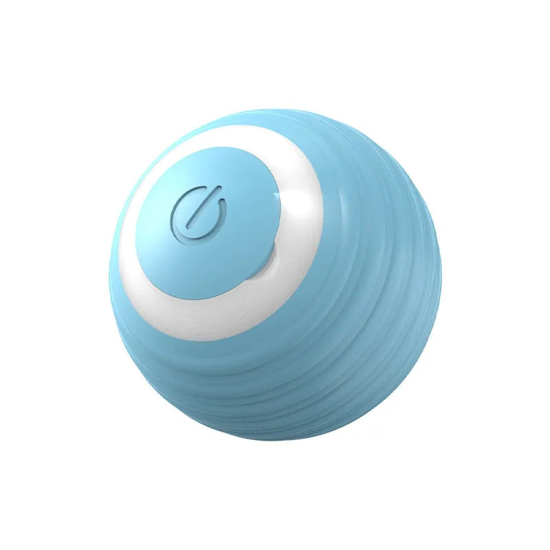 Automatic moving bouncing rolling ball smart cat toy in blue and pink colour options