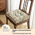 American style dining chair cushion with flower pattern, 40×40×8cm dimensions with pp cotton filling for waist support