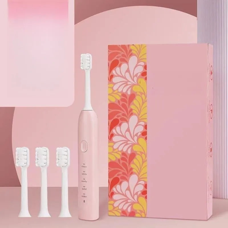 Yellow duck design USB rechargeable adult electric toothbrush with soft bristles