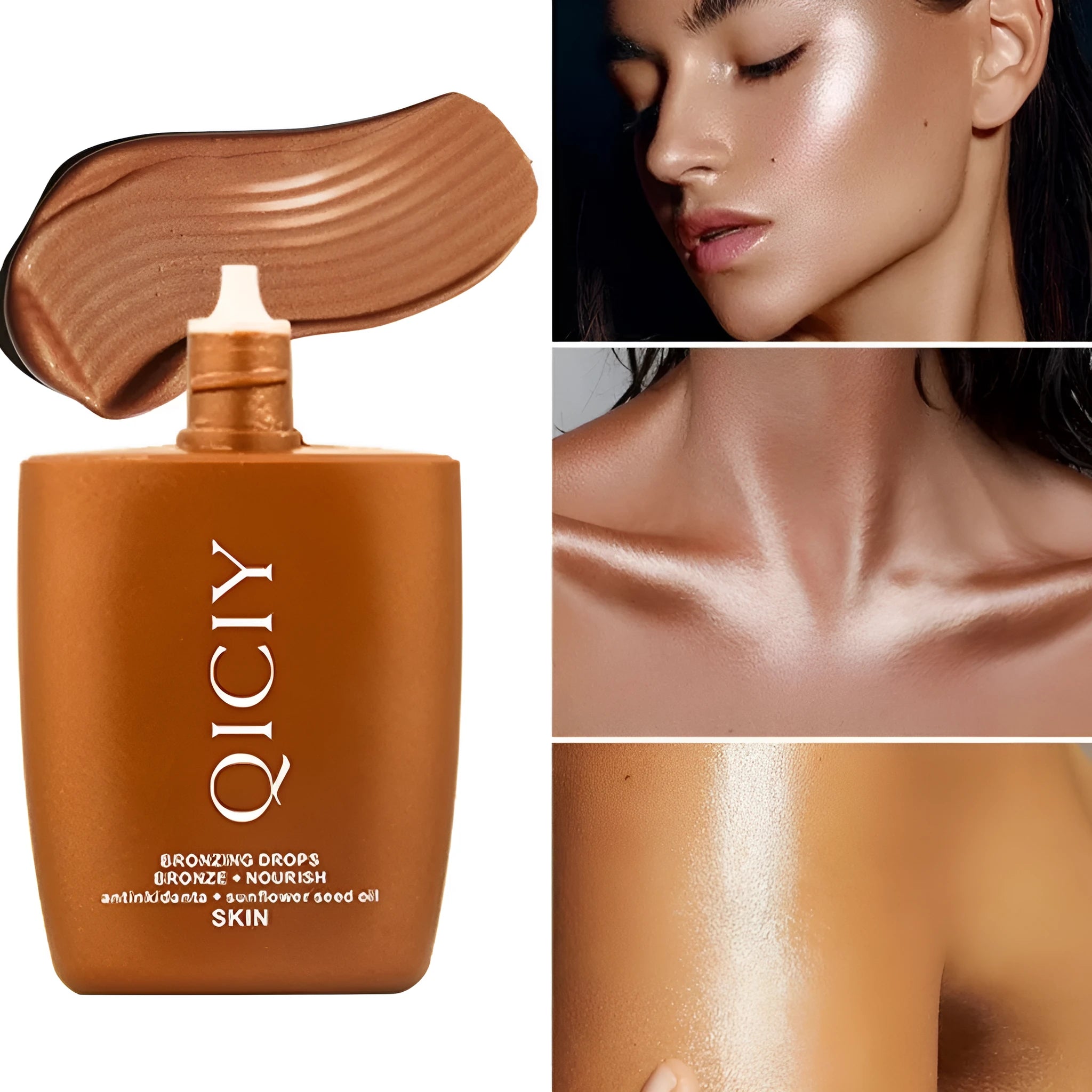 30ml contouring liquid for face and body brightening with four shade options