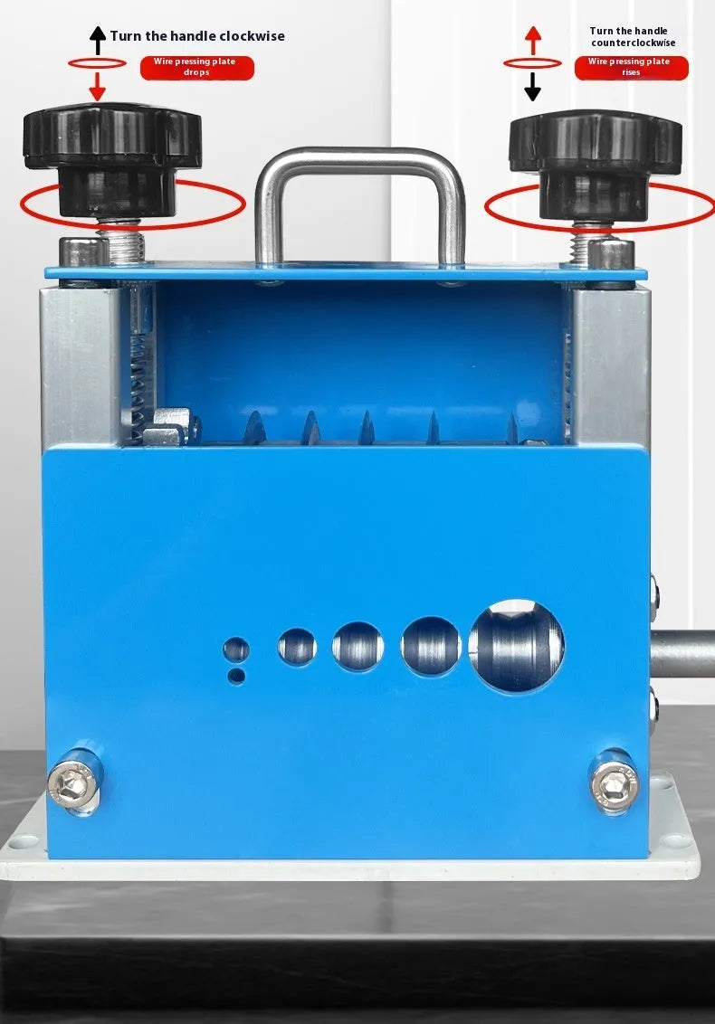 SD-017 manual wire stripping machine for household wires 0.5-17mm diameter