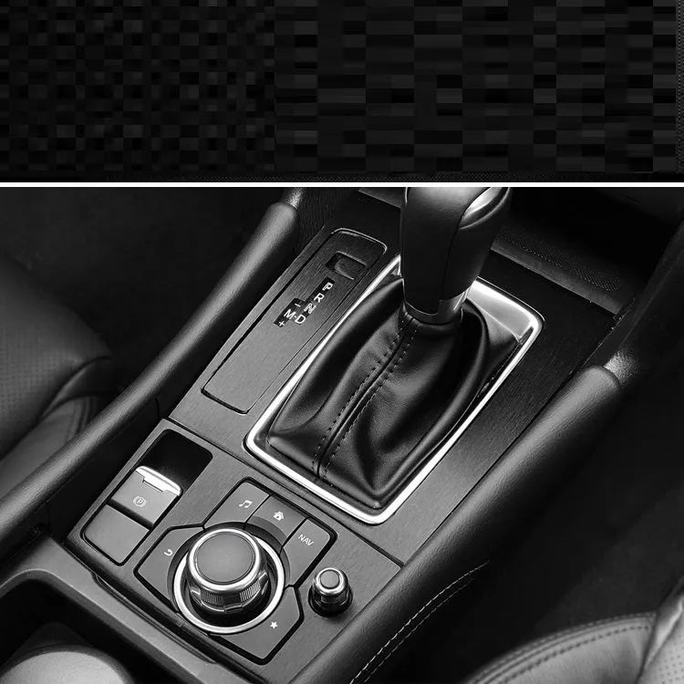 Unksera car interior decorative film sticker kit for centre console, instrument panel, and door handle modification