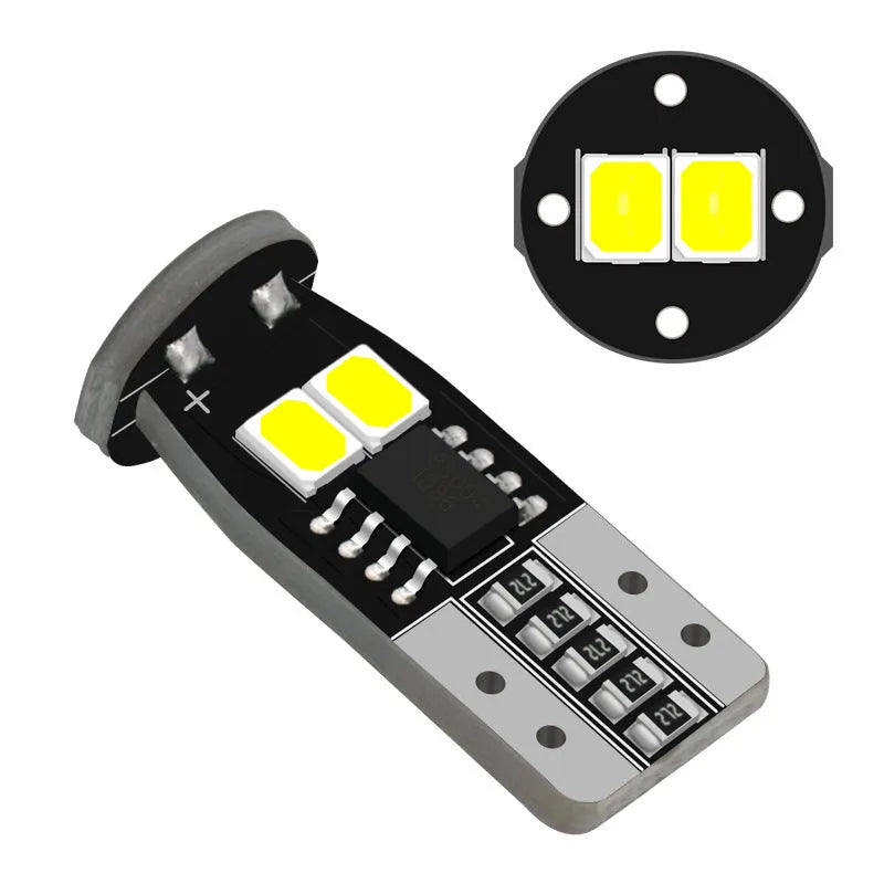 Small 10mm diameter automotive LED lamp for car licence plate reading light