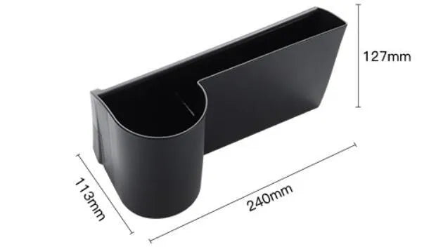 Plastic dashboard cup holder for left-hand drive Tesla Model 3 and Model Y cars