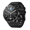 T30 Smart Watch in black with Bluetooth calling and health tracking on wrist.
