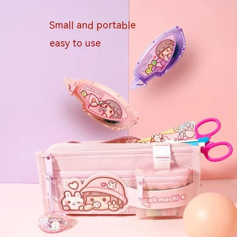 Dotting glue adhesive for student stationery in juice colours with high viscosity traceless properties