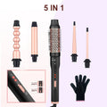 Three-tube water wave hair curler styling appliance on white background