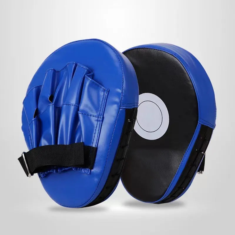 PU boxing target punch mitts for Sanda and Muay Thai training in multiple colour combinations