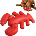 Red nylon chew bone dog toy for large breed aggressive chewers