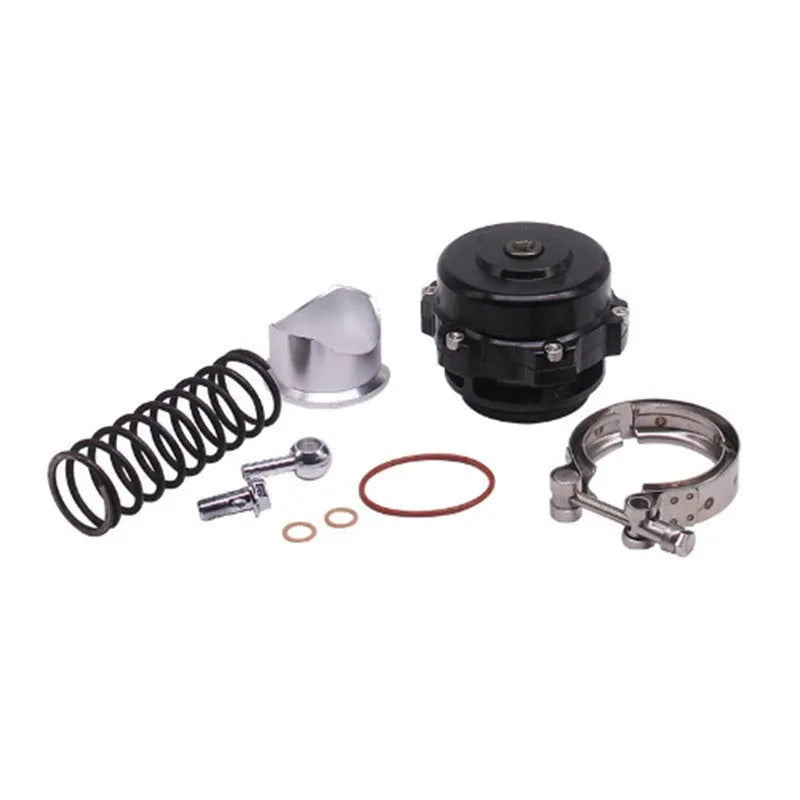 Aluminium alloy blowdown valve pressure relief device for turbocharger protection in six colour options