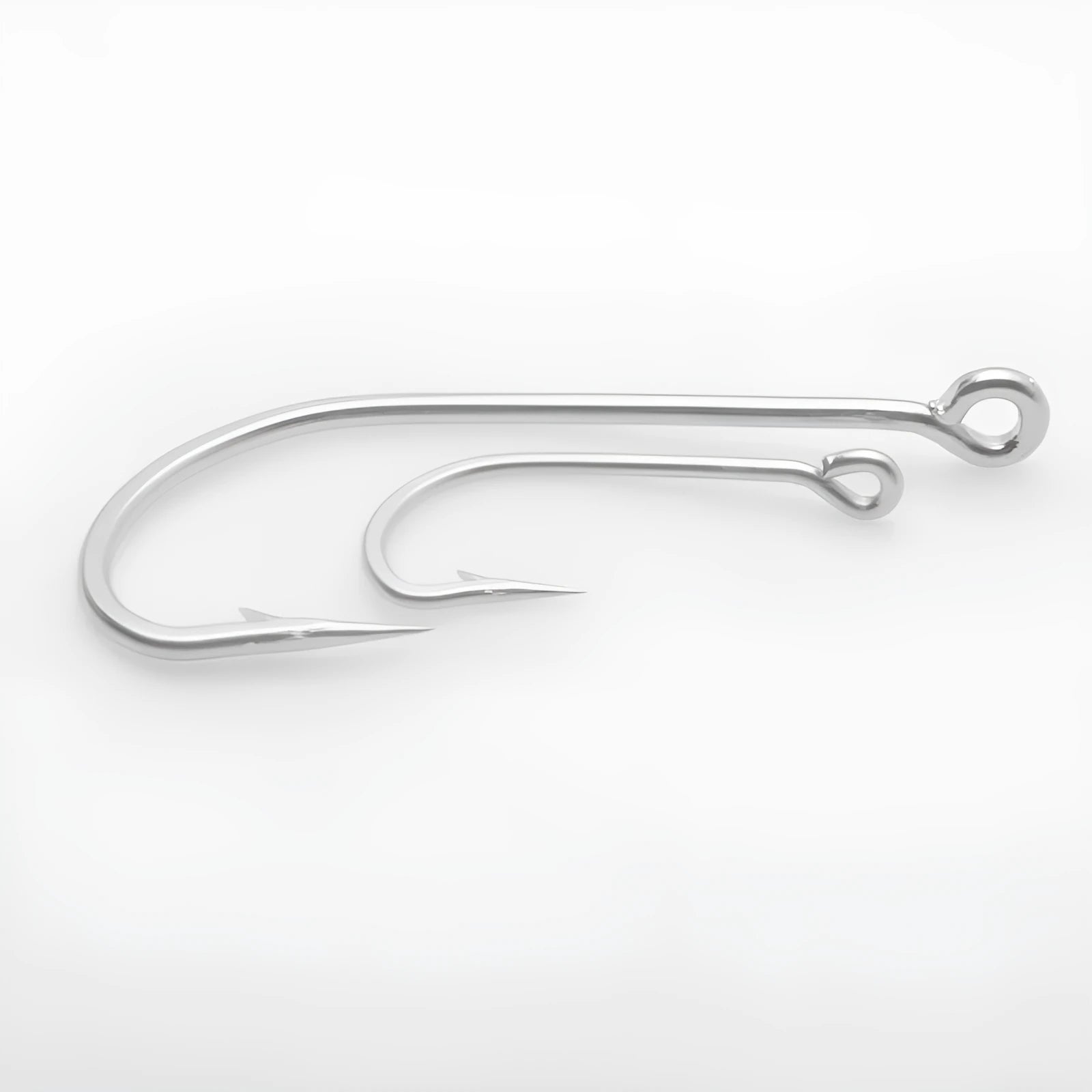 Multi-specification stainless steel sea fishing hooks for ocean boat fishing in alloy material.
