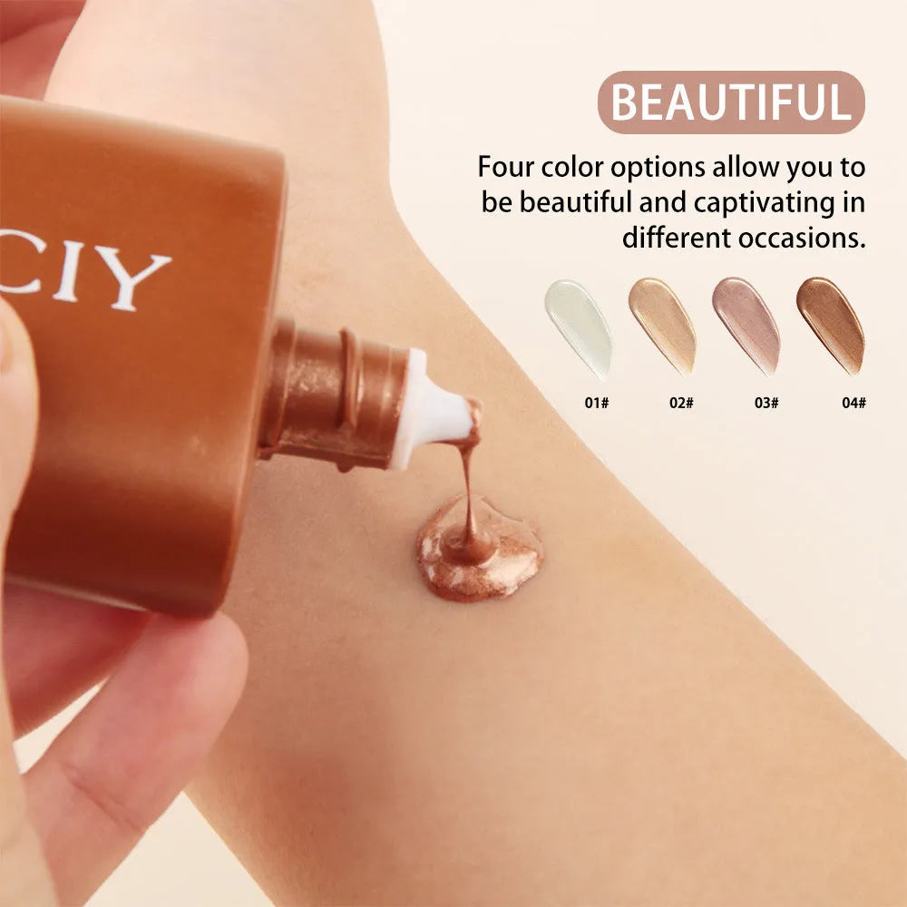 30ml contouring liquid for face and body brightening with four shade options