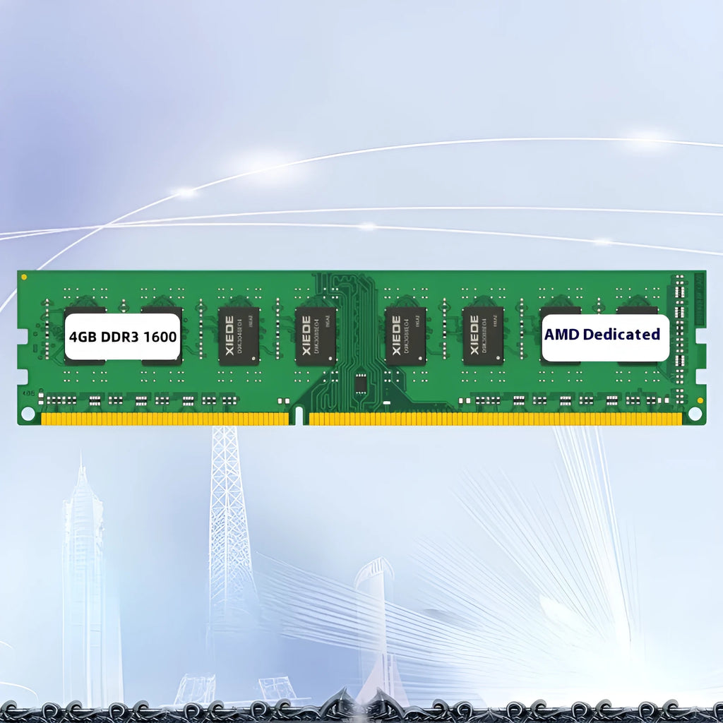 4GB DDR3 1600MHz desktop computer memory module for AMD systems
