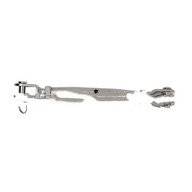 XYL Ziptreck children's 10m outdoor pulley slide rope kit with handle, retractor, and alloy steel components.