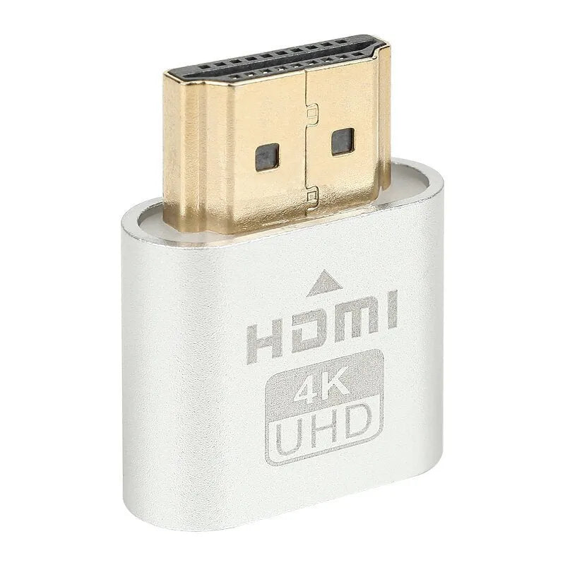 Graphics card HDMI dummy load adapter with 26.5mm length in multiple interface colour options