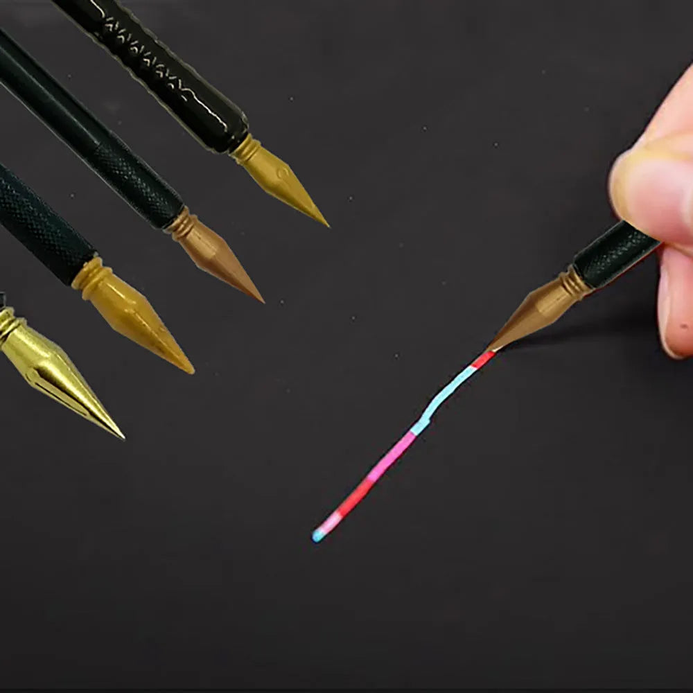 Children's scratch art pen with fine brush tip for scratch paper artwork
