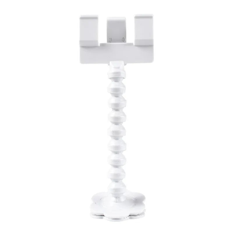 Black pet photography mobile phone holder with snack clip for attracting cat and dog attention during photos