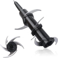 Stainless steel juicer blade replacement set with knife holder accessory measuring 10x10x21cm