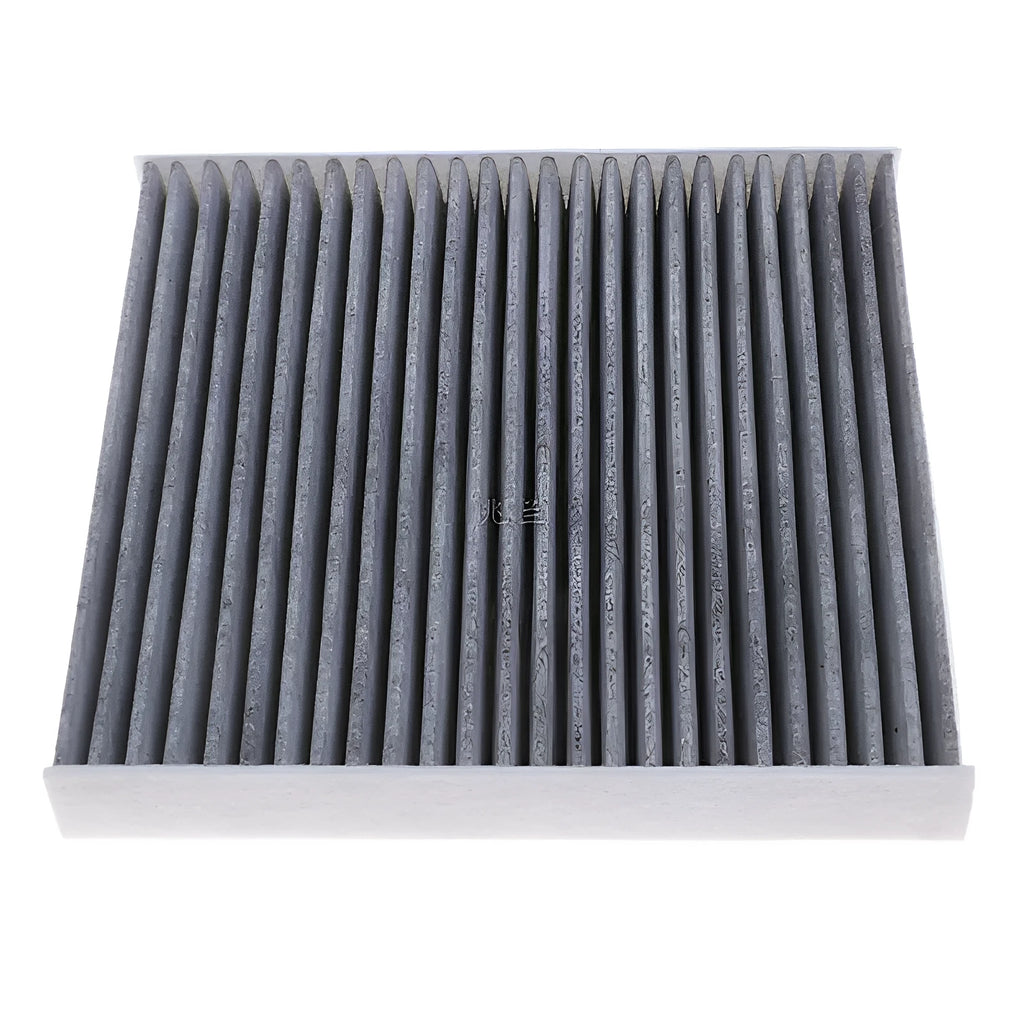 Grey Geely compatible cabin air conditioning filter element, dimensions 215x210x30 mm