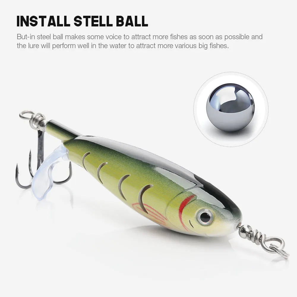 7.5cm minimalist road fishing bait with bionic construction showing colour variations
