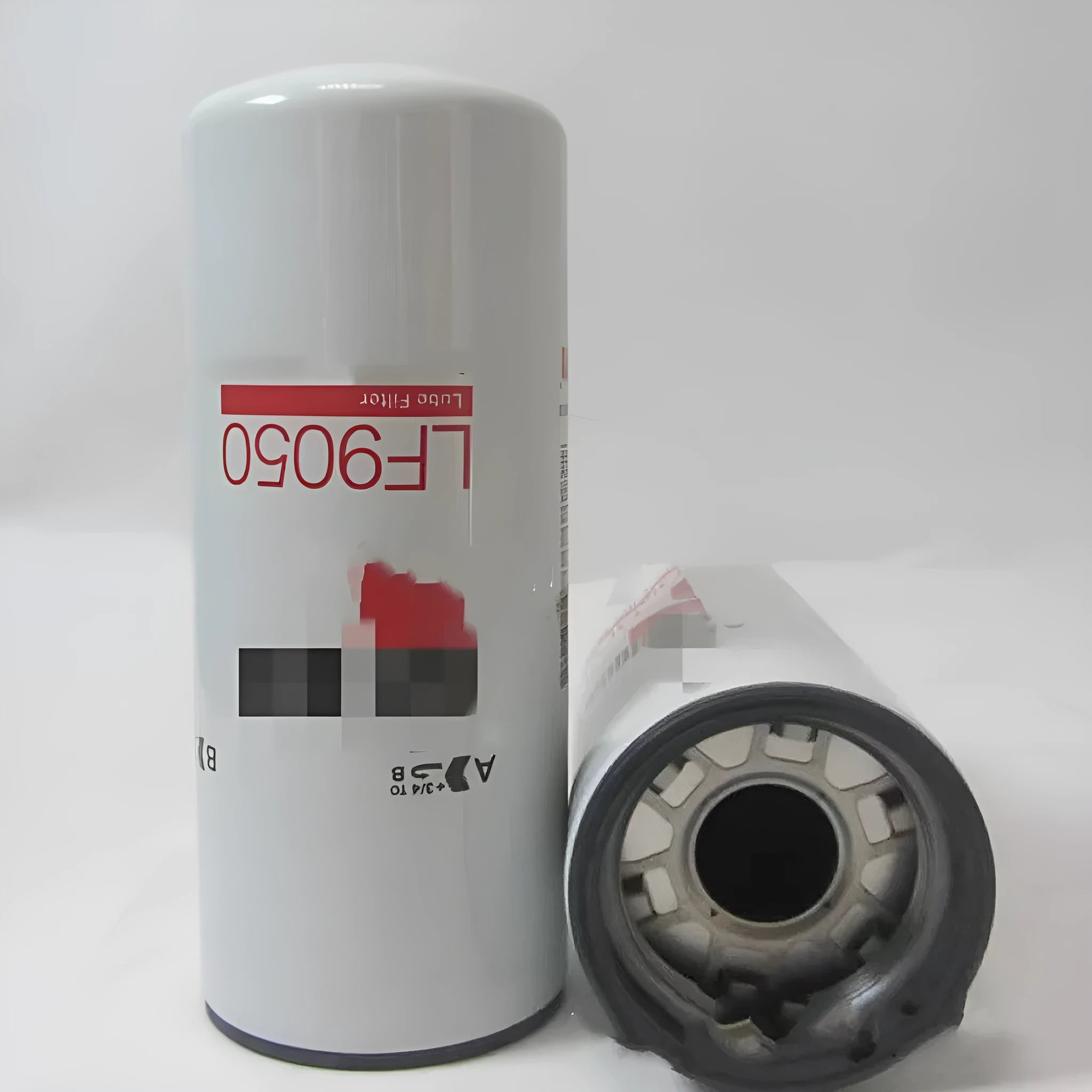 White metal diesel fuel filter element with folding construction for automotive engine systems