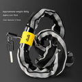 95cm anti hydraulic mountain bike chain lock in black or yellow with password or keychain options