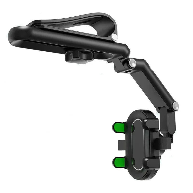 Car sun visor with buckle mount for rear seat windows in black or green colour