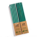 Green Rod hexagonal drawing pencils set of 10 with HB and 2B hardness grades