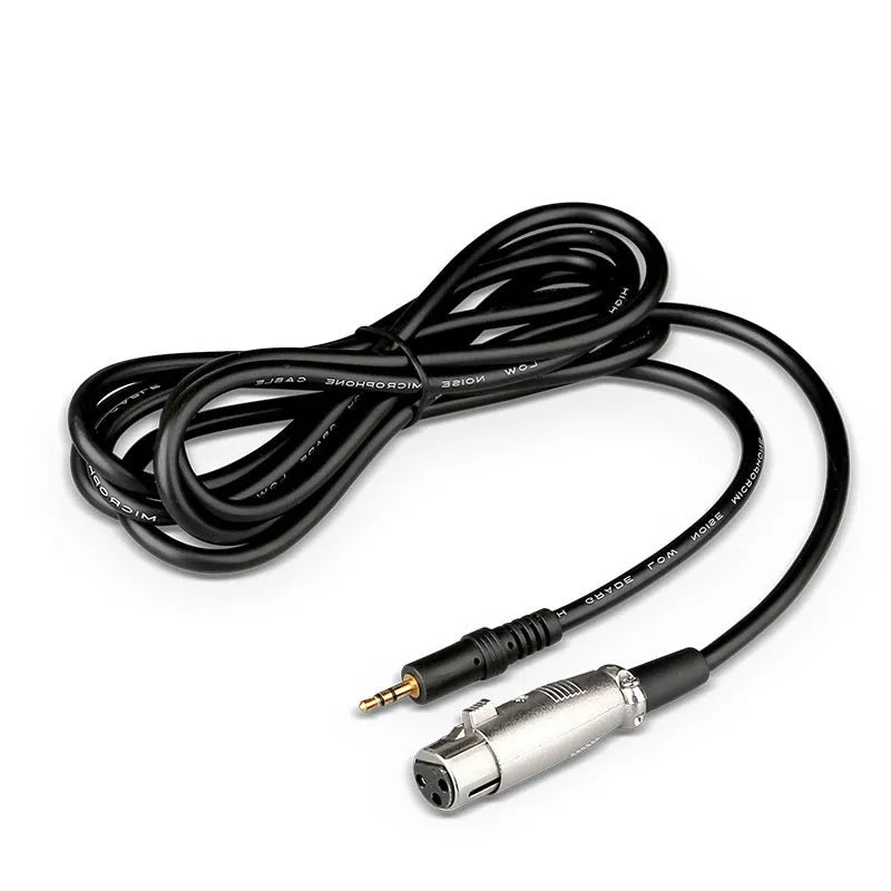 Retro-style wireless condenser microphone with cable for K song and professional recording