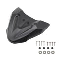Black ABS plastic fixed wind front wing accessory for KTM 390 and 790 Adventure ADV motorcycles.