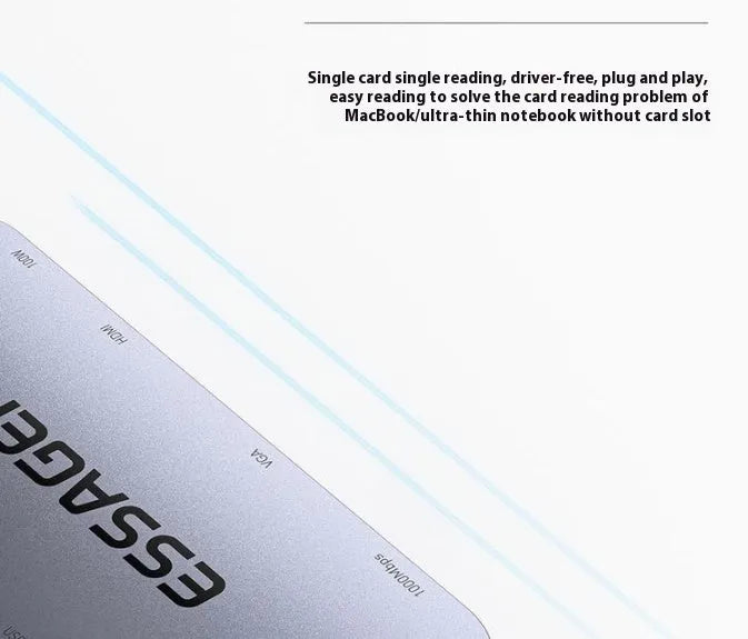 11-in-1 USB C expansion dock hub with Ethernet, HDMI, USB ports, and a 20cm cable