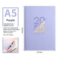 A5 faux leather daily planner in multiple colours with 150 sheets of Dorian paper