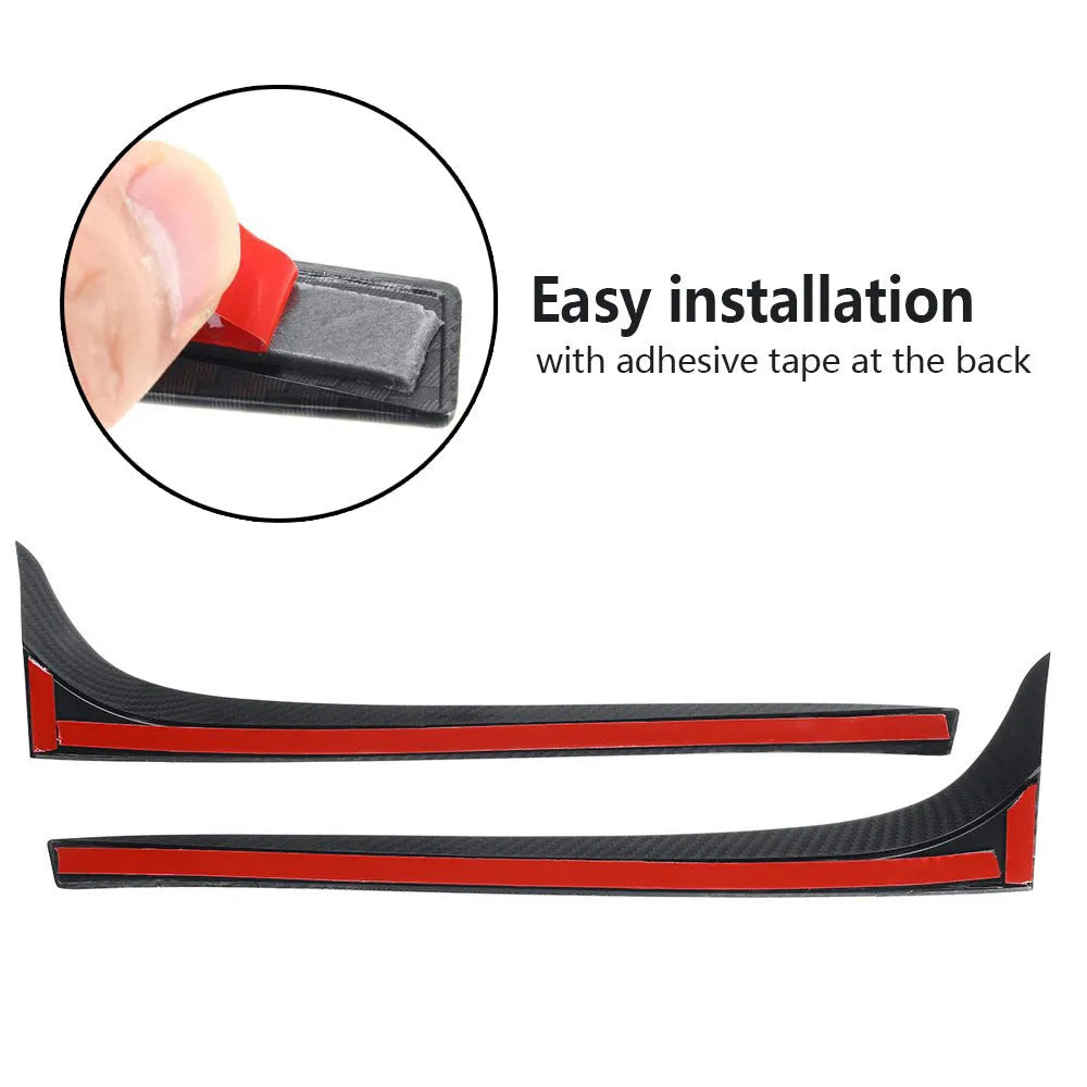 Black ABS plastic rear window spoiler wing for Volkswagen Golf 7 MK7 car.