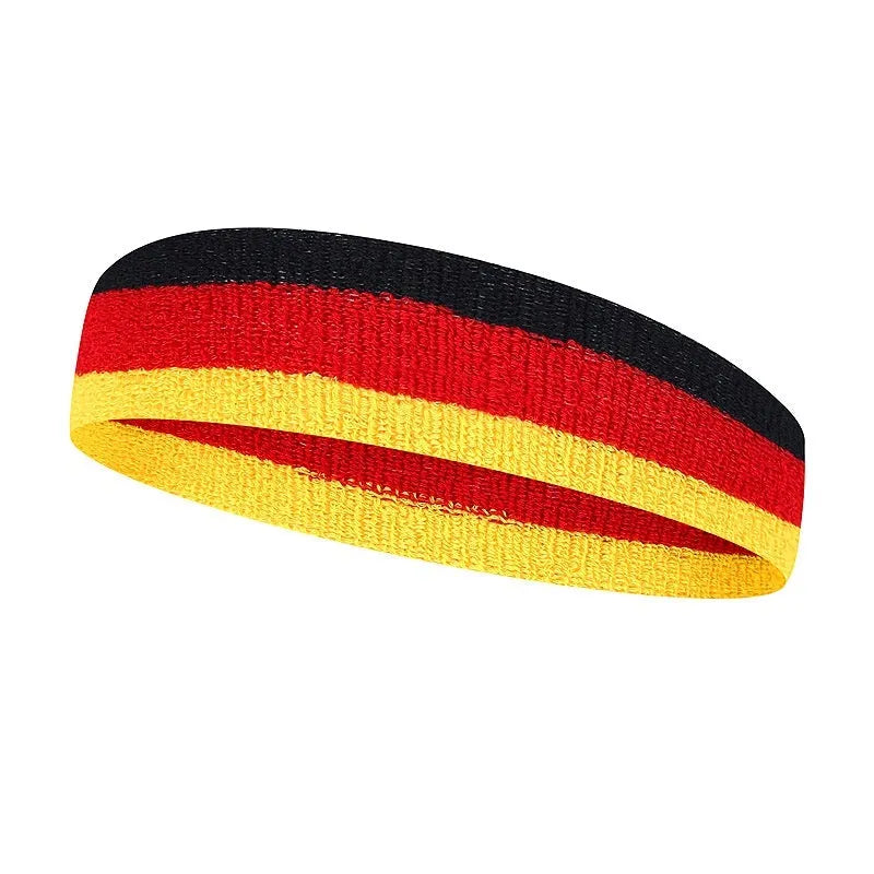 Adult sports headband in multi-colour combinations for yoga running basketball cycling