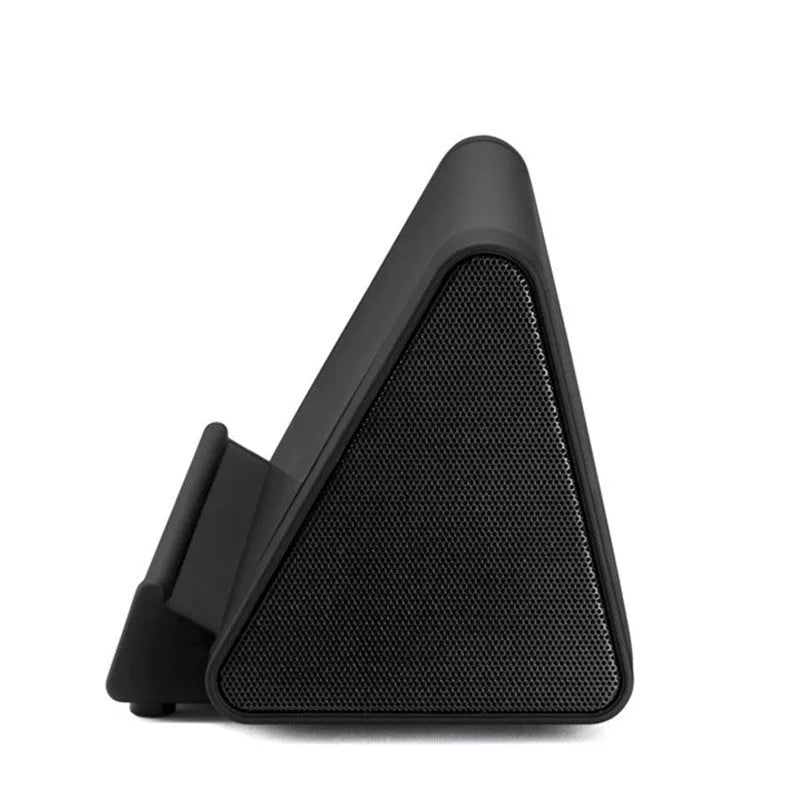 Wireless mini Bluetooth speaker in black or white for mobile phones and computers
