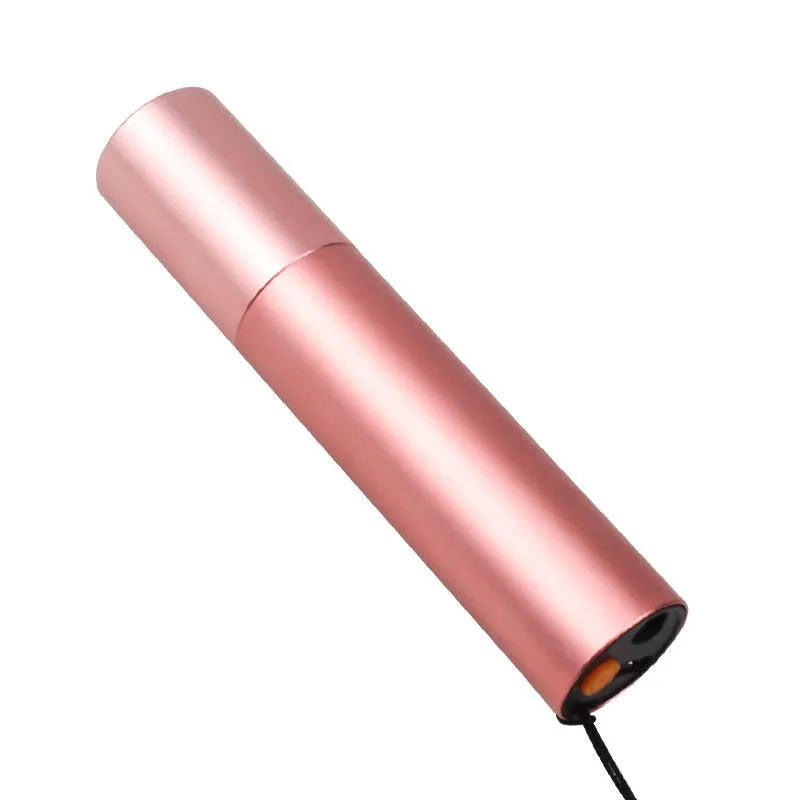 2 in 1 cat ringworm detection lamp and laser cat stick in aluminium alloy, 9.8cm by 2cm, Rose Gold or Black