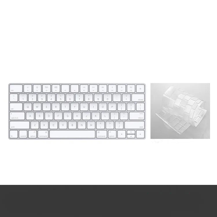 White Apple G6 ultra-thin metal Bluetooth wireless keyboard with multimedia function keys