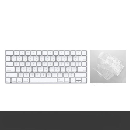 White Apple G6 ultra-thin metal Bluetooth wireless keyboard with multimedia function keys