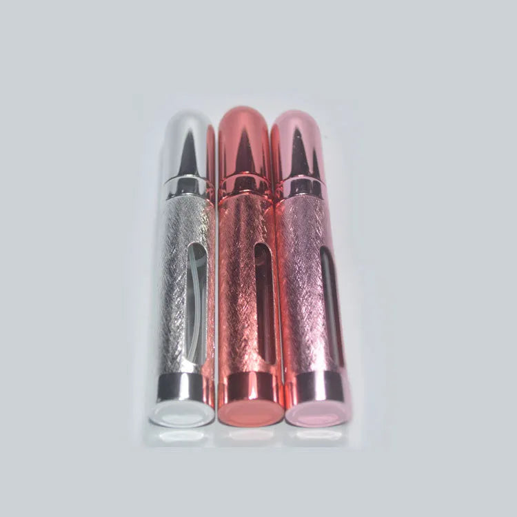 12ml aluminium travel perfume bottle with glass liner in multiple colour options