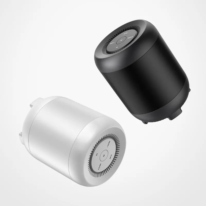 Black or white AI voice control Bluetooth speaker with buttons and USB port