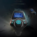 G7 black car Bluetooth FM transmitter hands-free kit with USB port and TF card slot