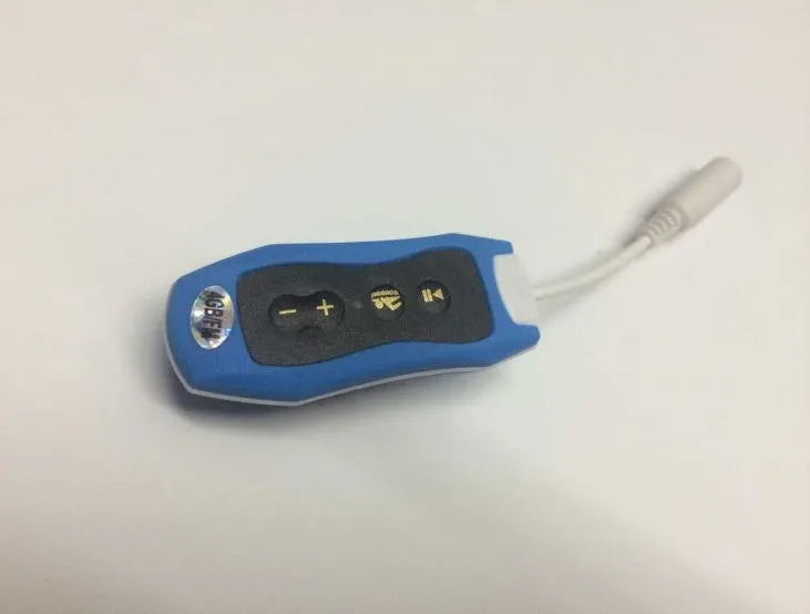 IPX68 waterproof Bluetooth MP3 sports headset in colours black, blue, green, orange, pink, white.