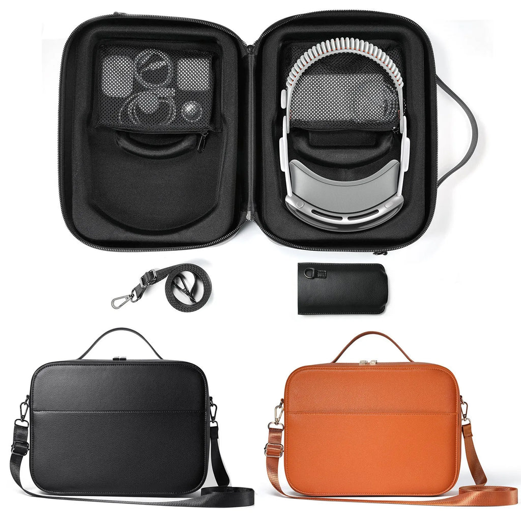 Black superfiber storage box for Apple Vision Pro MR head-mounted display