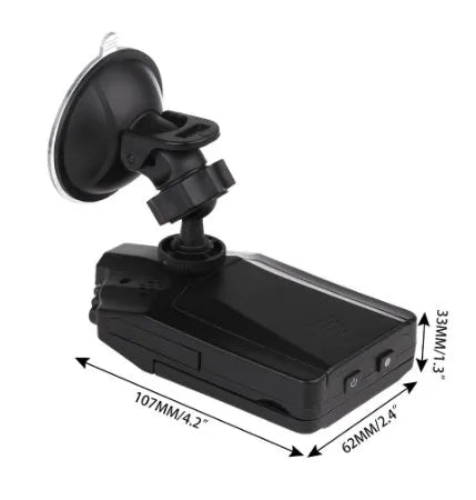 H198 HD car dashboard camera DVR recorder with screen and infrared lights