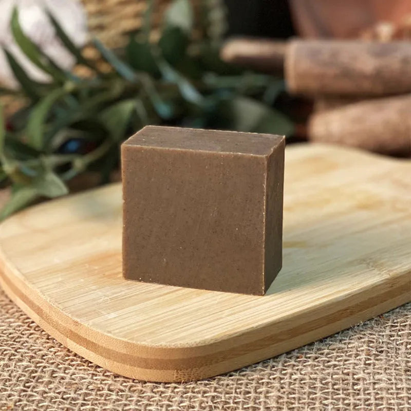 72g nine grass cold process shampoo soap bar, silicone oil-free hair cleansing product