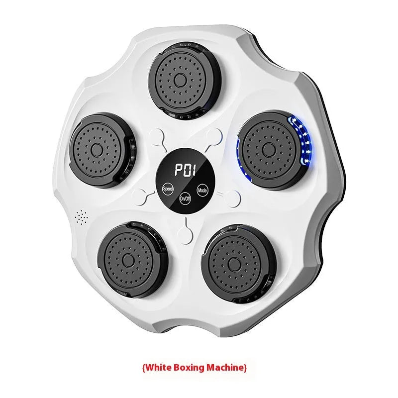 Bluetooth music boxing wall target with hanging design and included boxing gloves for home fitness training