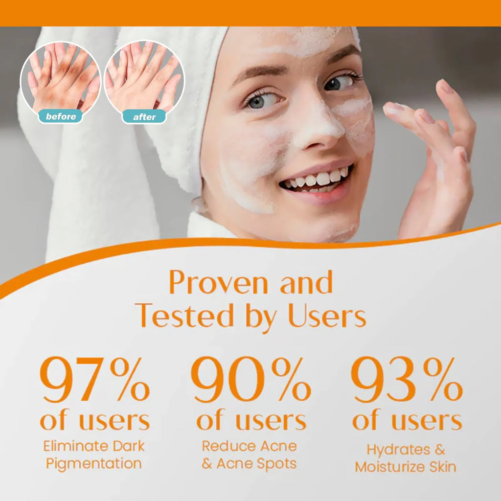 100g whitening vitamin body care soap bar with kojic acid and botanical extracts.